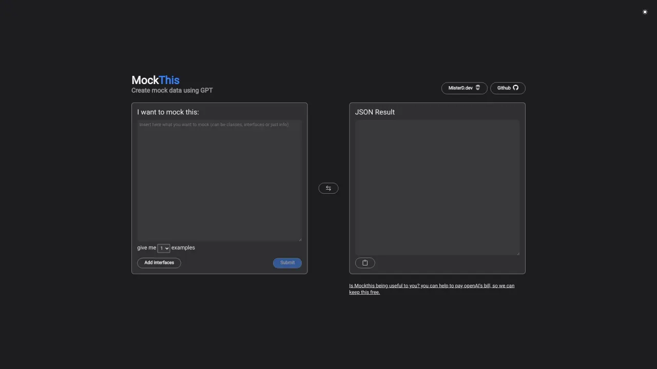 Mockthis screenshot