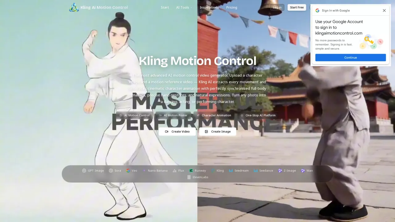 KlingAIMotionControl screenshot