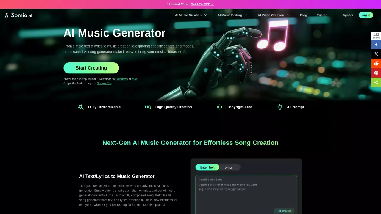 Somio AI screenshot