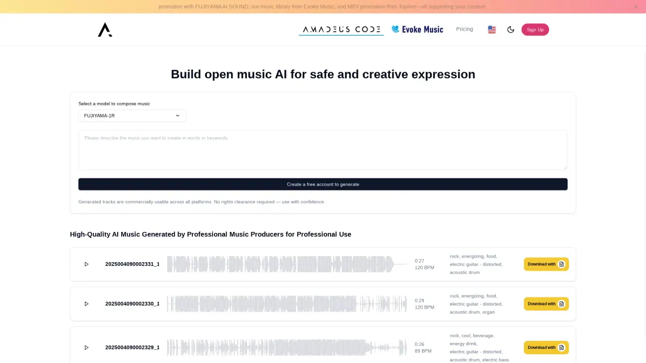 Amadeus Code screenshot