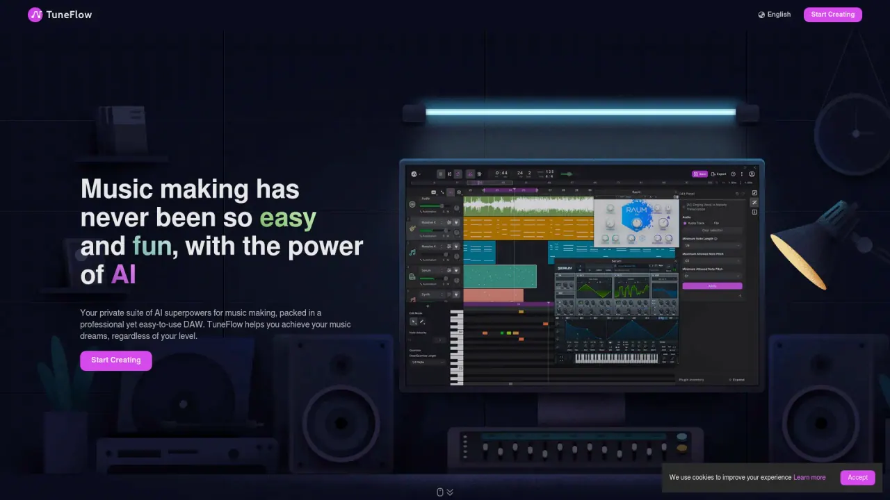 TuneFlow screenshot