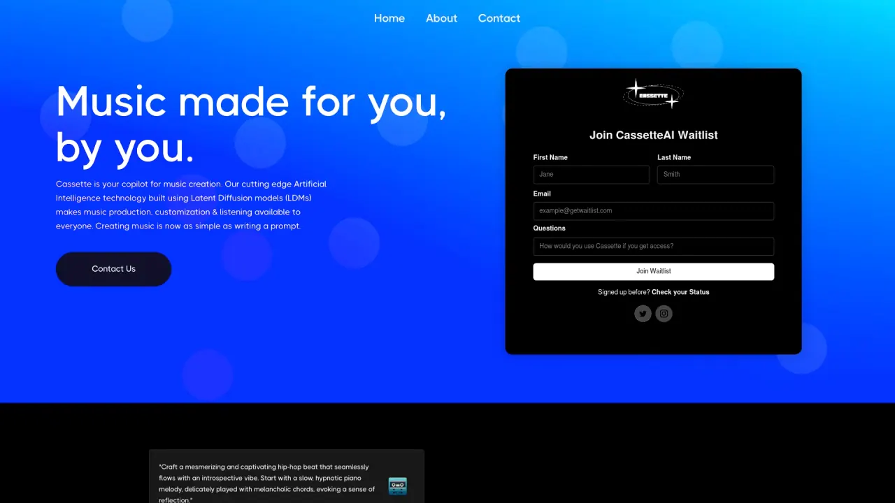 CassetteAI screenshot