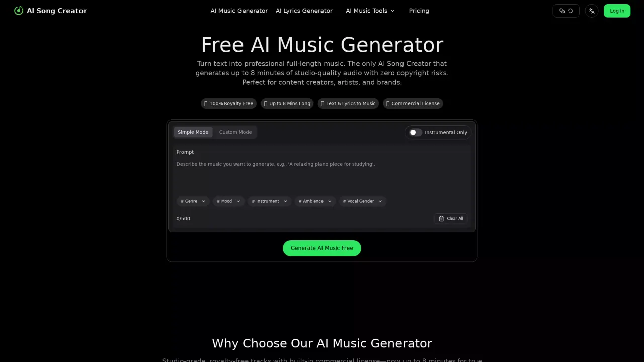 AISongCreator screenshot