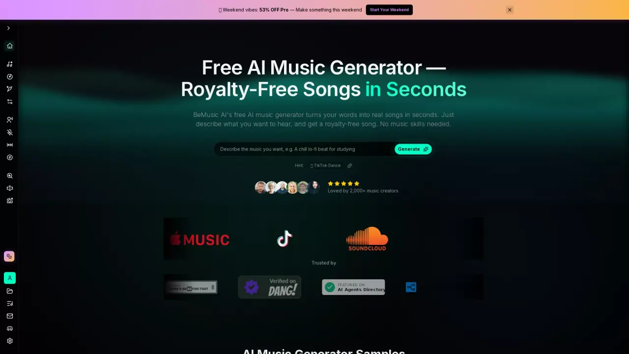 BeMusicAI screenshot