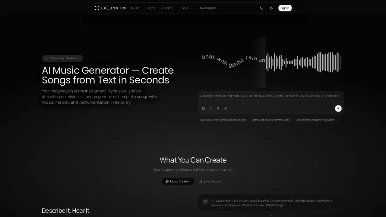 Lacuna screenshot