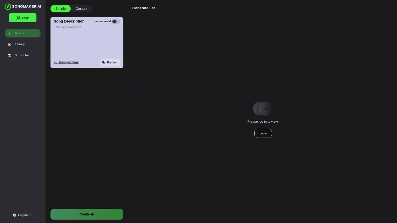 songmaker ai screenshot