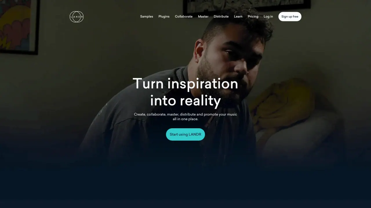 Landr screenshot