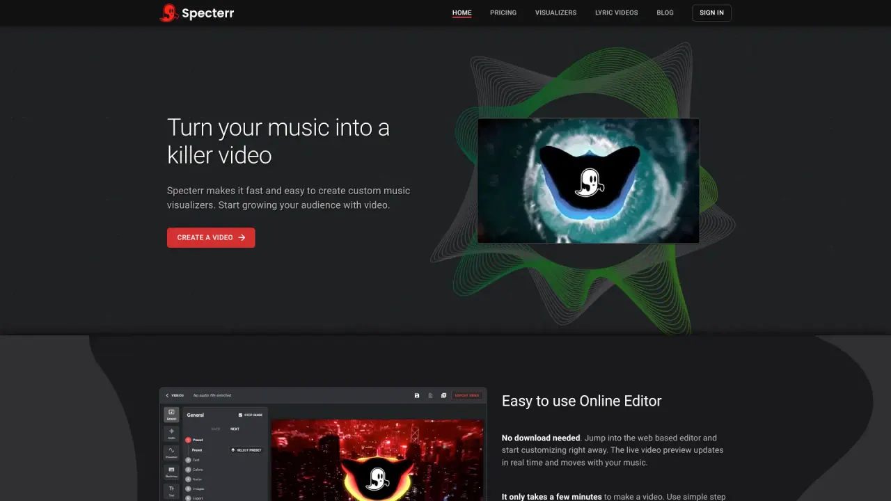 Specterr screenshot
