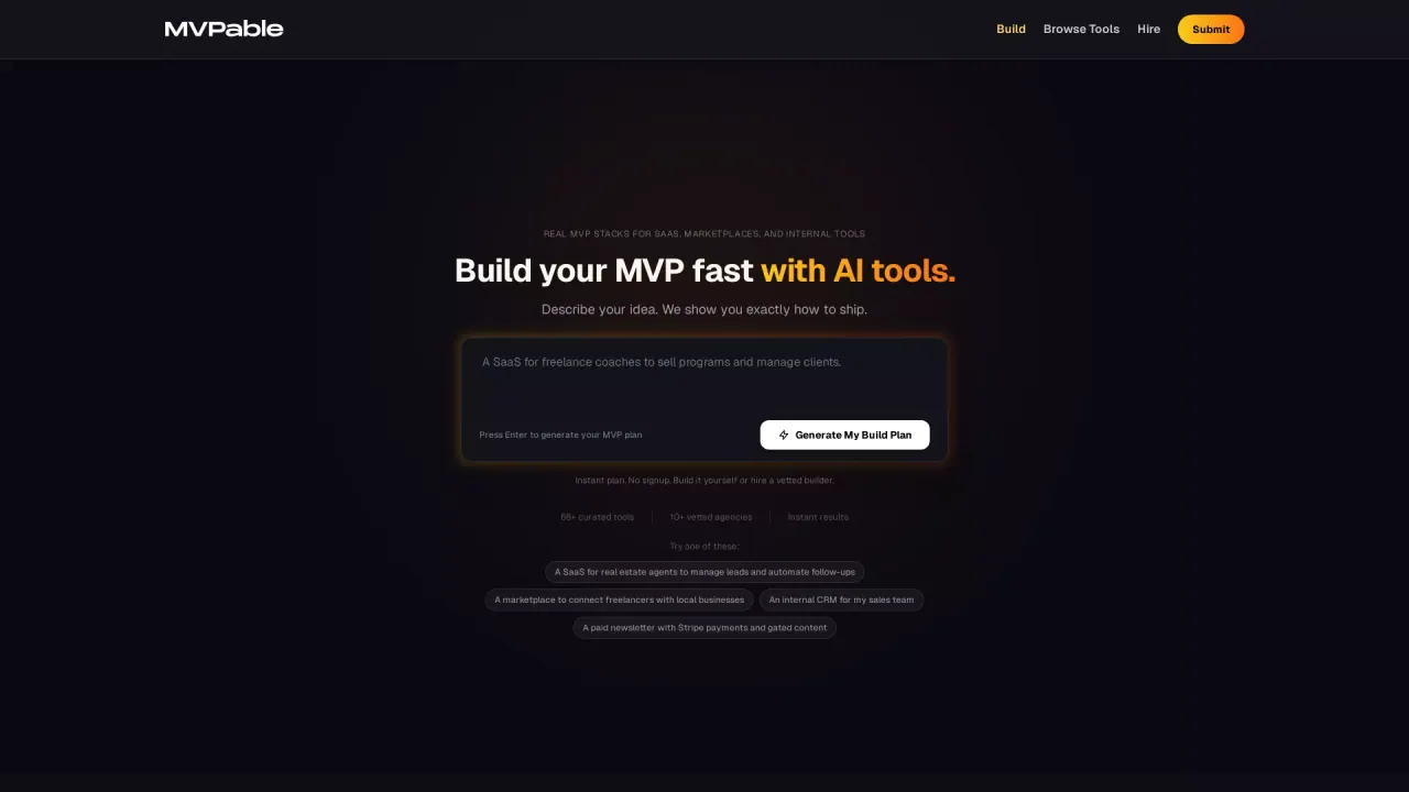 MVPable screenshot