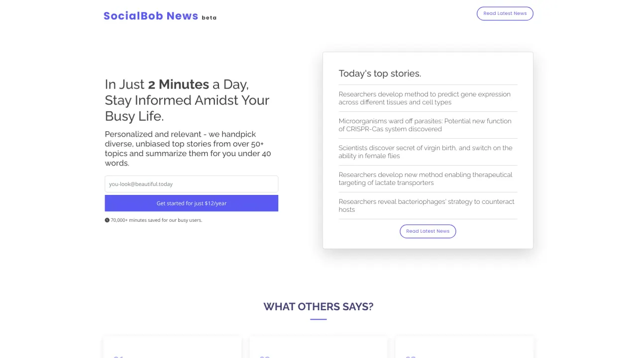 SocialBob screenshot