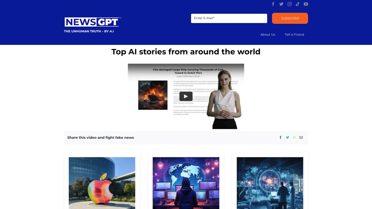 NewsGPT screenshot