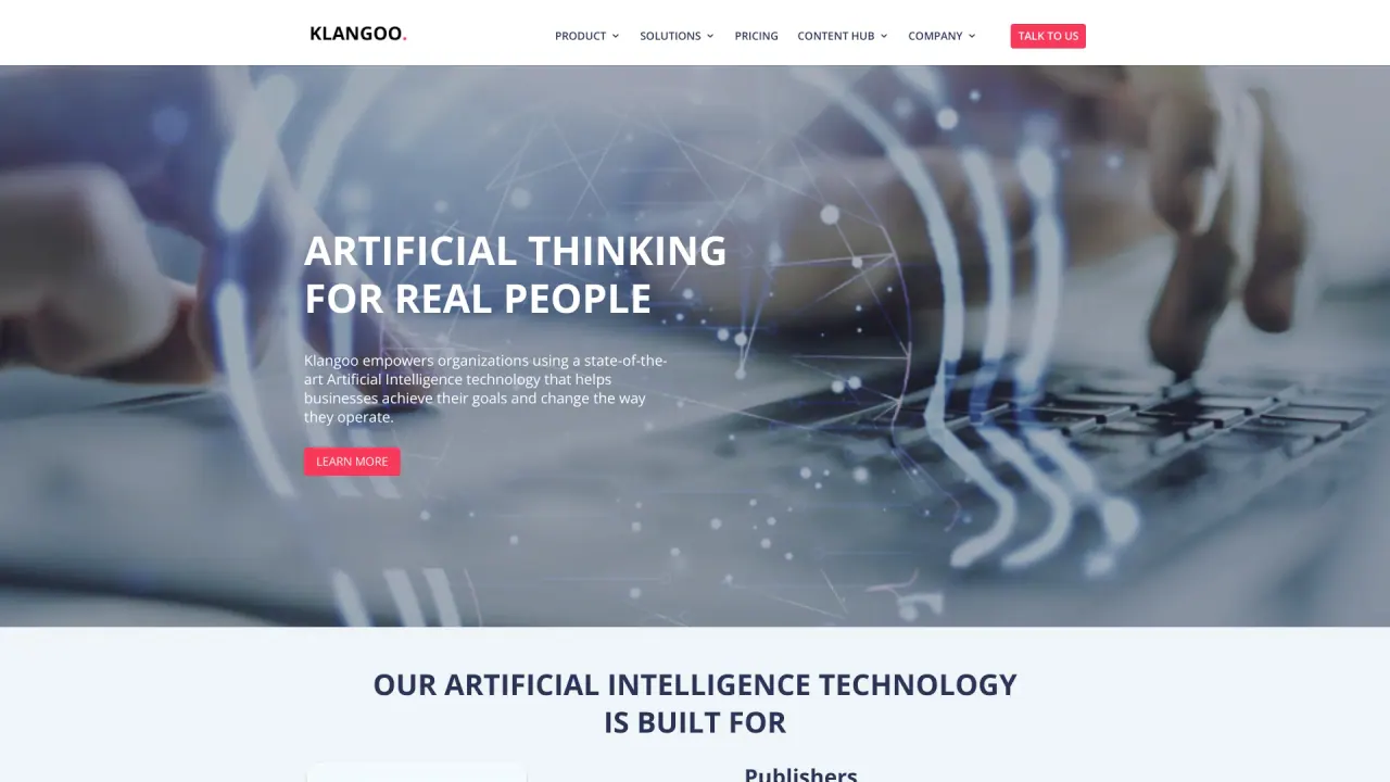 Klangoo screenshot
