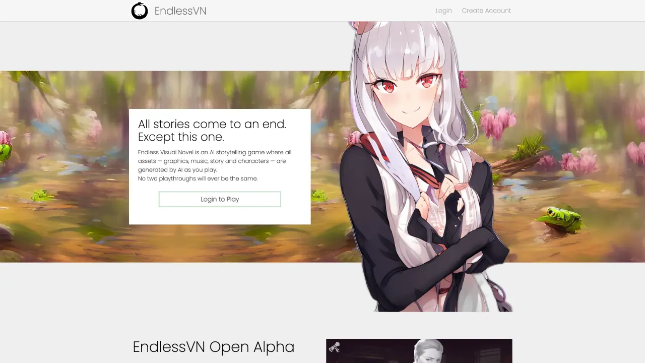 EndlessVN screenshot