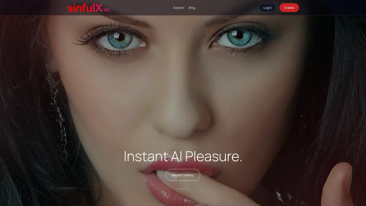 SinfulX AI screenshot