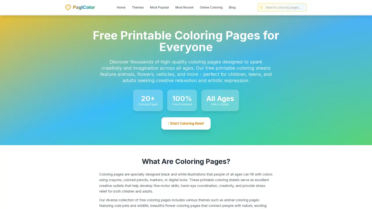 PagiColor screenshot