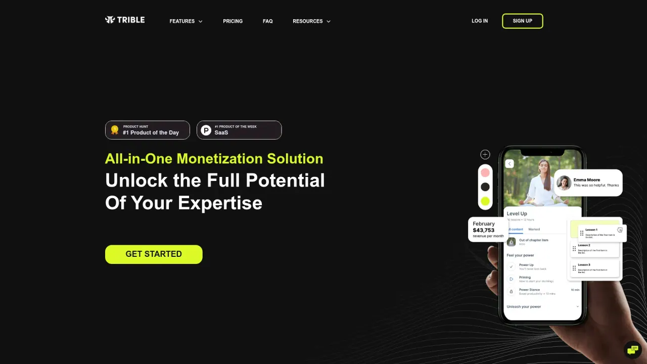 Trible screenshot