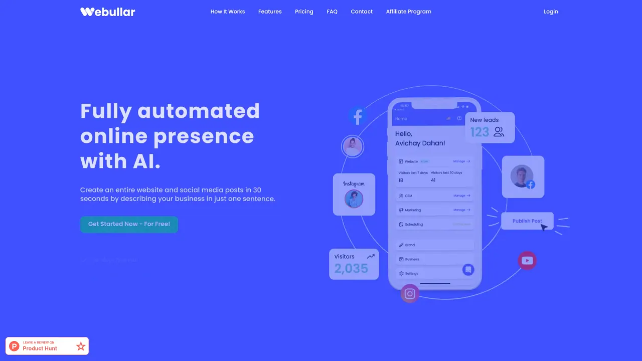 Webullar screenshot