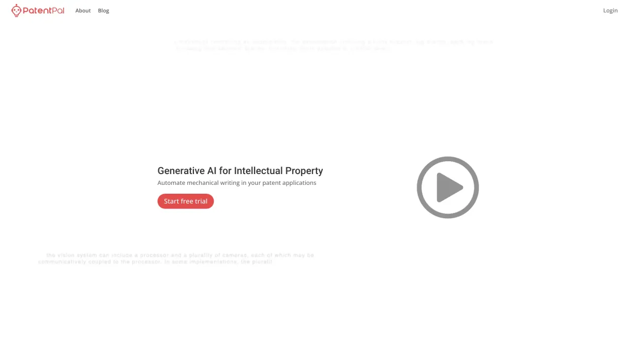 Patentpal screenshot