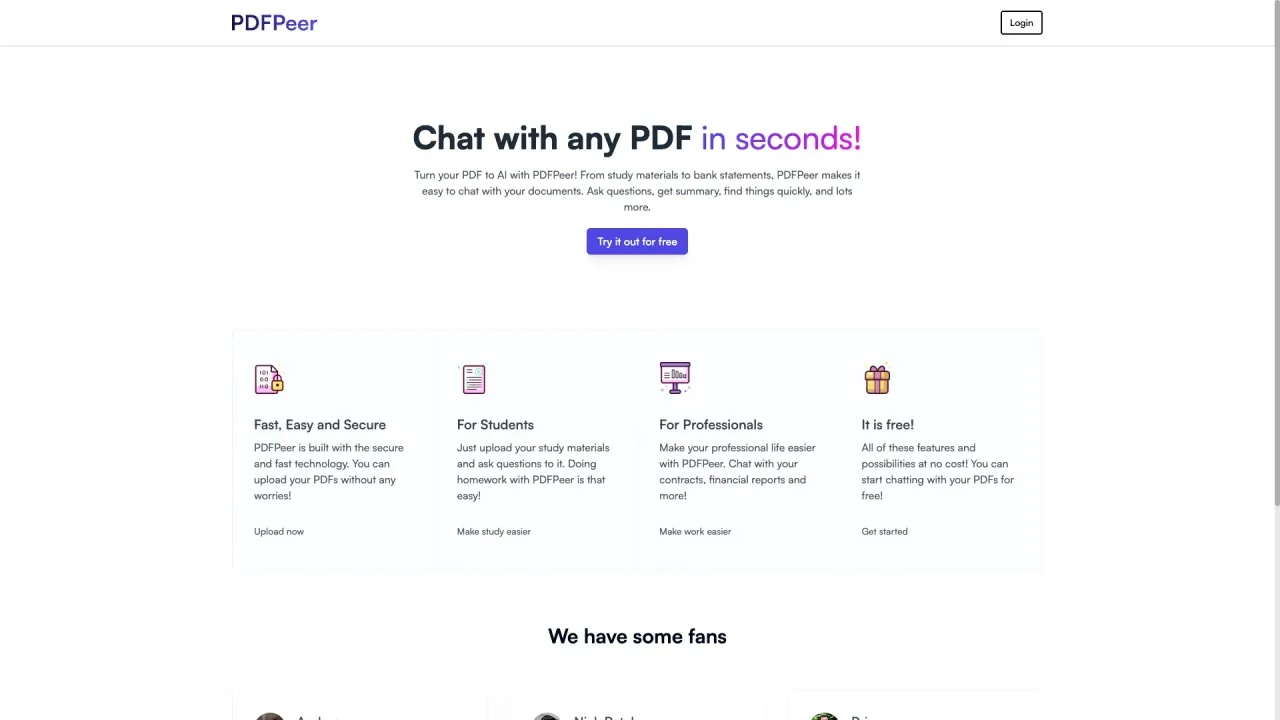 PDFPeer screenshot
