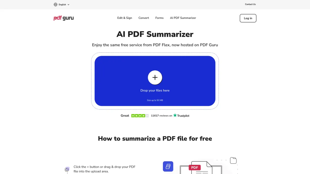AI PDF Summarizer by PDF Guru screenshot