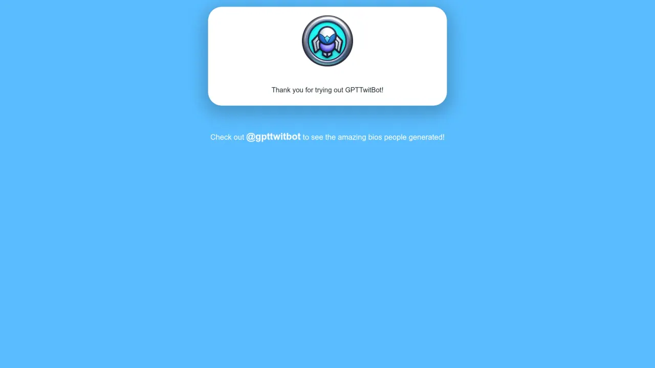 Bot screenshot