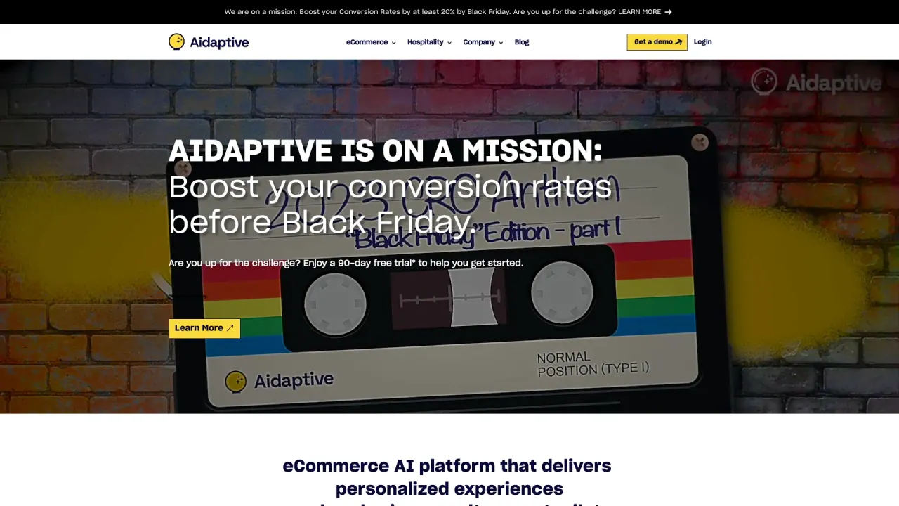 Aidaptive screenshot