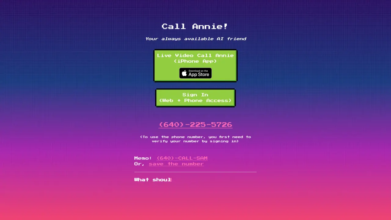 CallannieAI screenshot