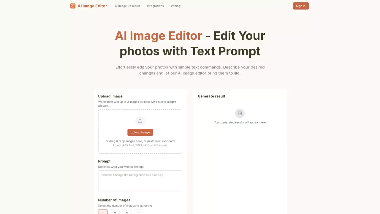 AIImageEditor screenshot