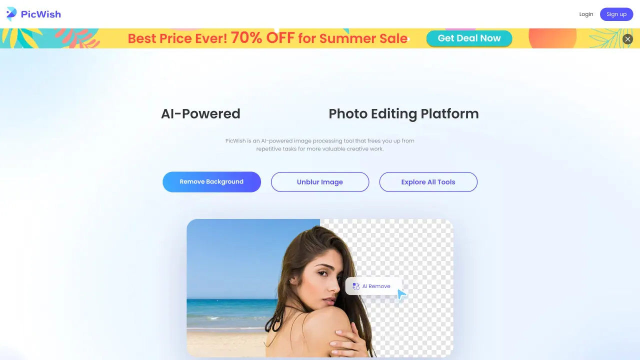 PicWish screenshot
