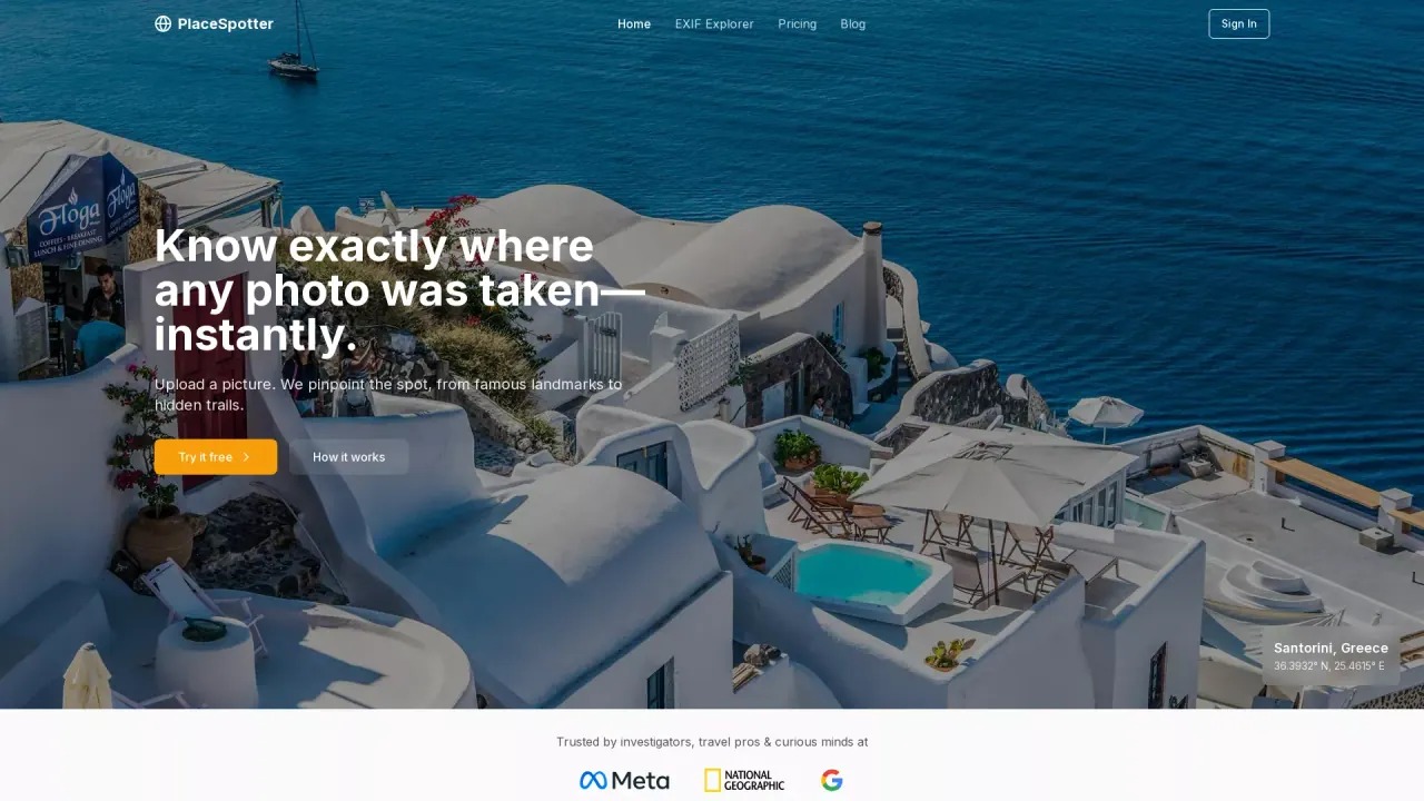 PlaceSpotter screenshot