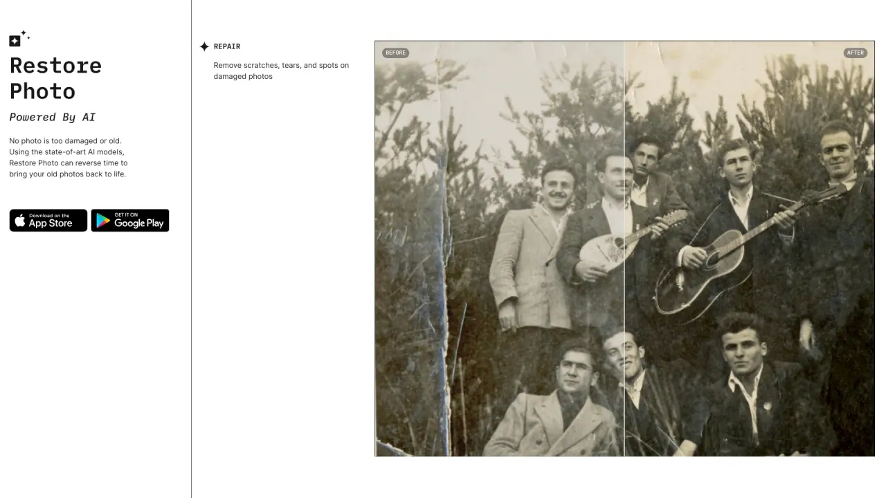 Restore Photo App screenshot