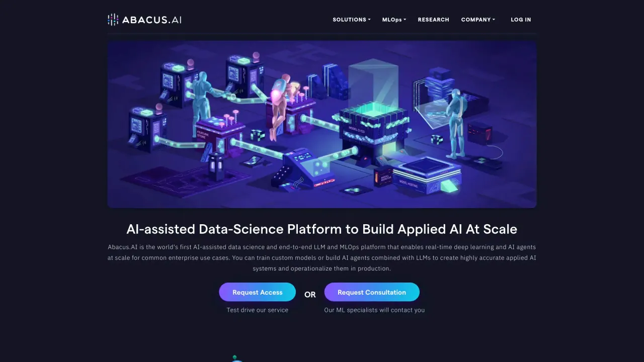 AbacusAI screenshot