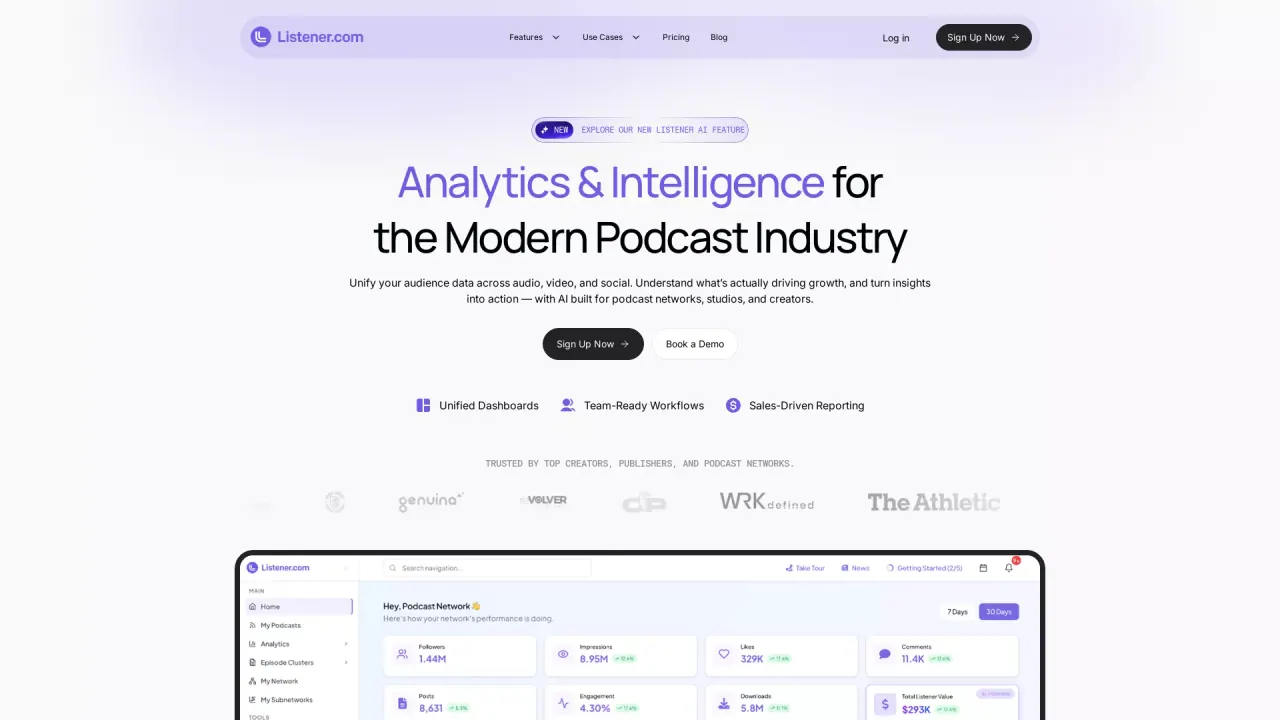 Listener screenshot