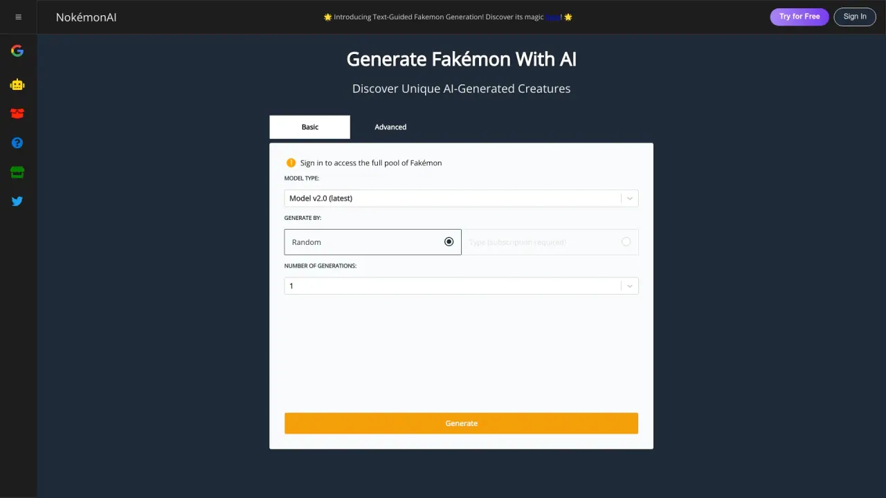 Nokemon screenshot