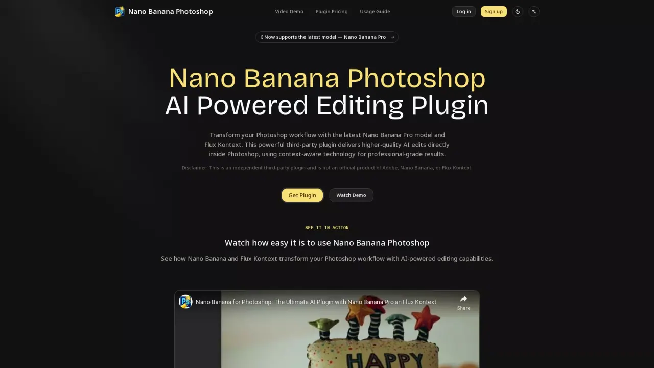 NanoBananaPhotoshop screenshot