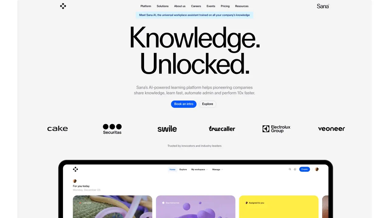 Sanalabs screenshot