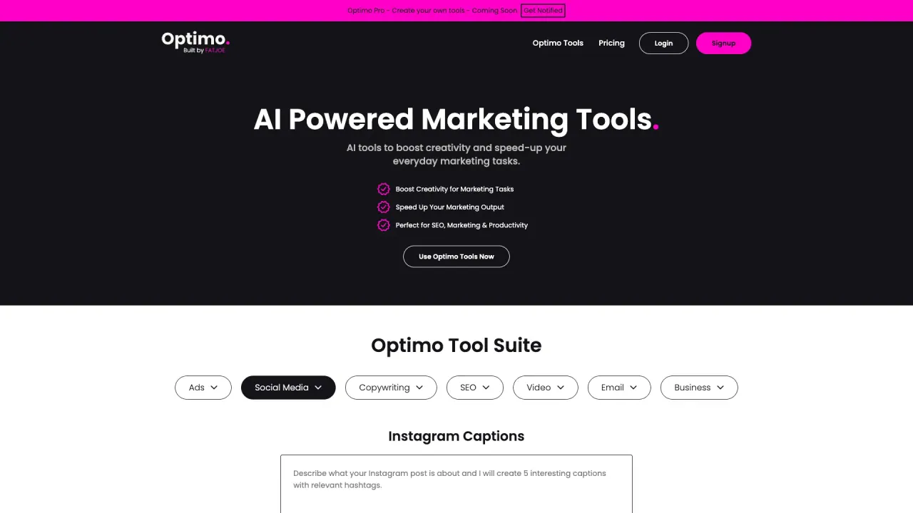 Askoptimo screenshot