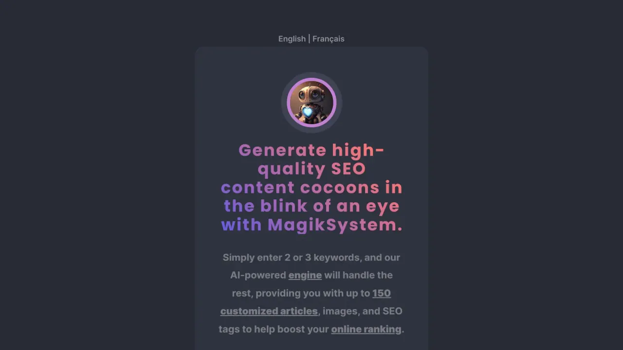 Magiksystem screenshot