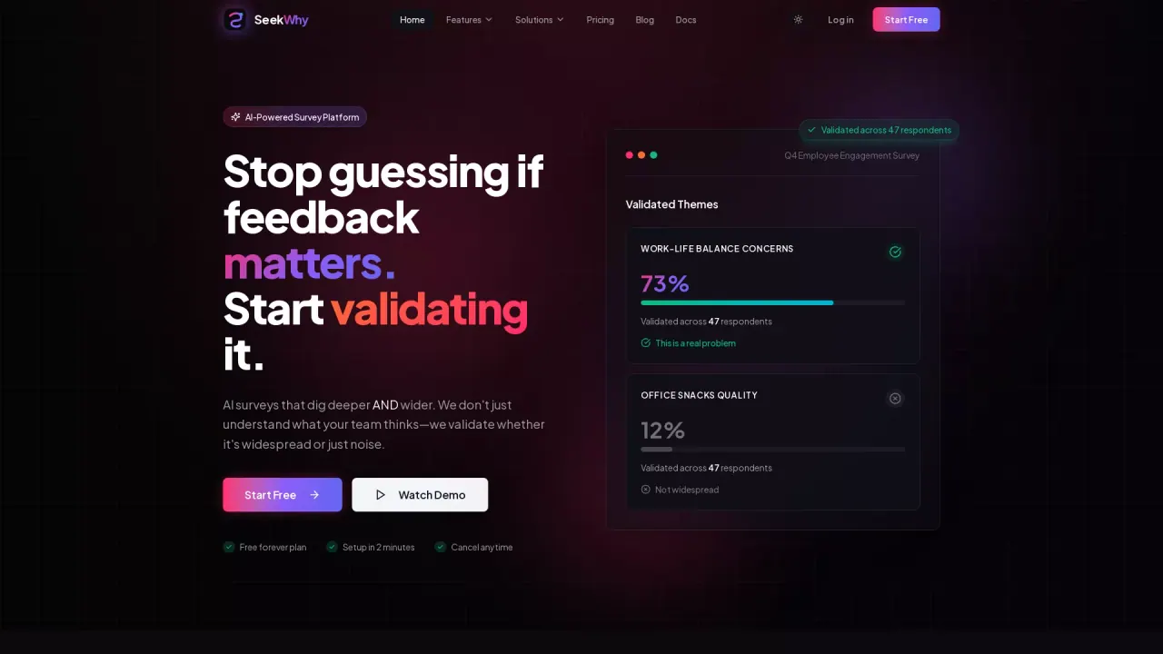 SeekWhyAI screenshot