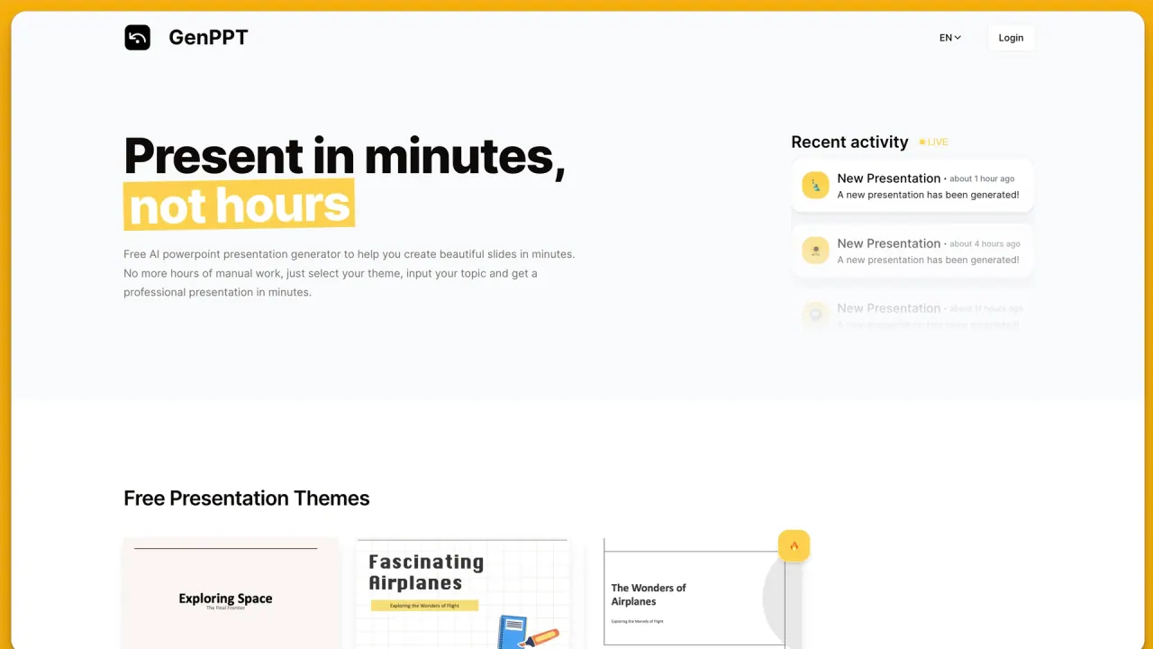 GenPPT screenshot