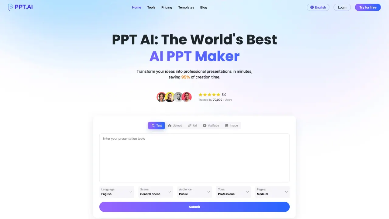 PPT.AI screenshot