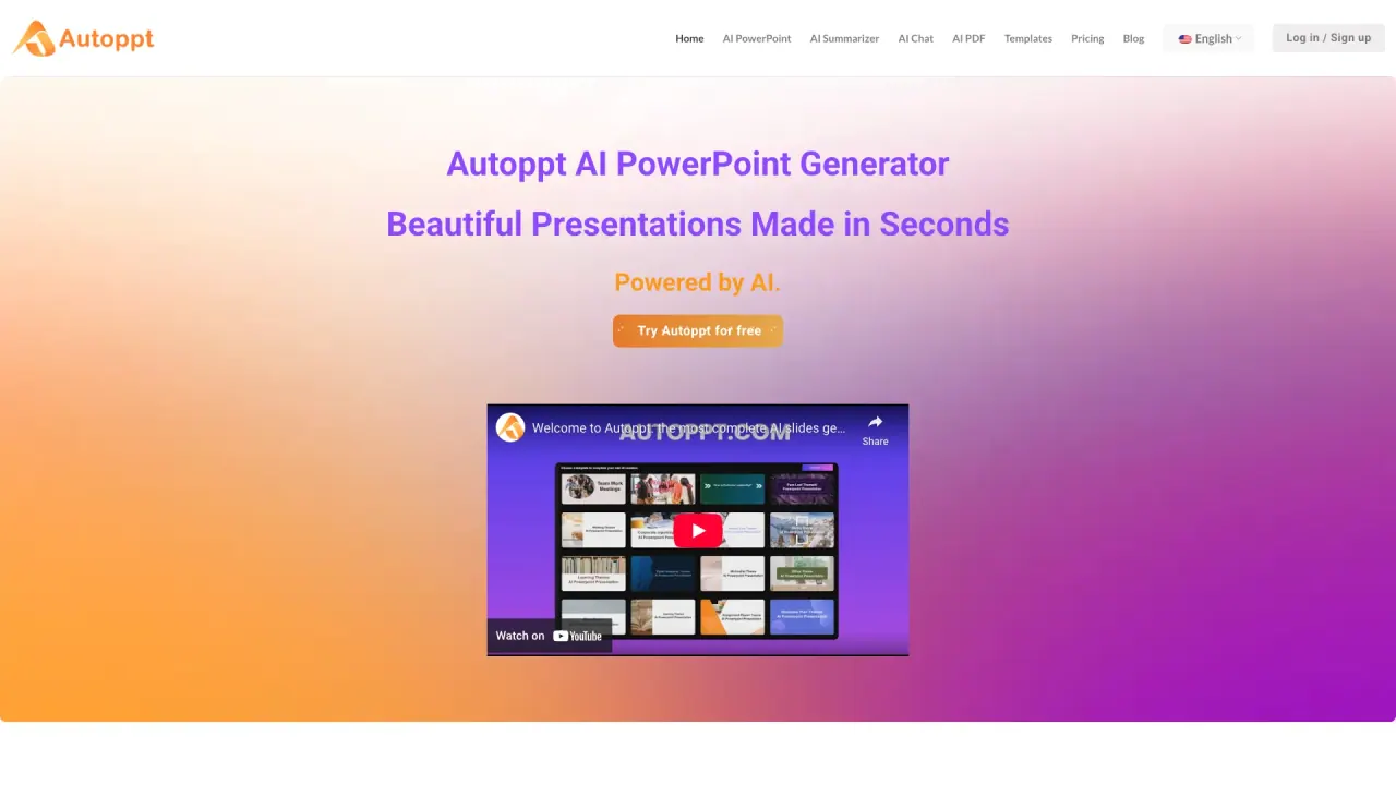 Autoppt screenshot