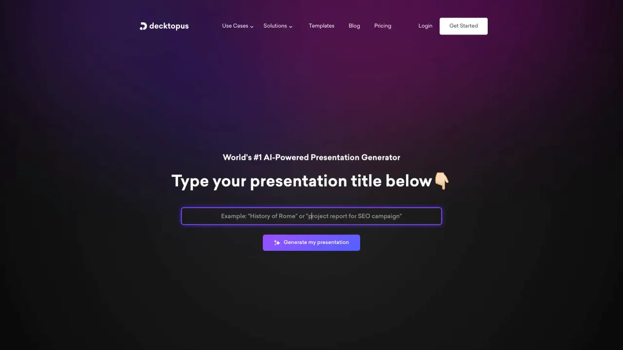 Decktopus screenshot