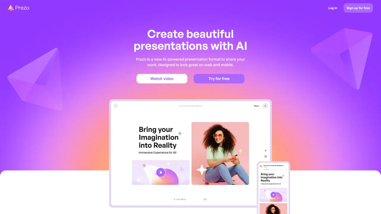 PrezoAI screenshot