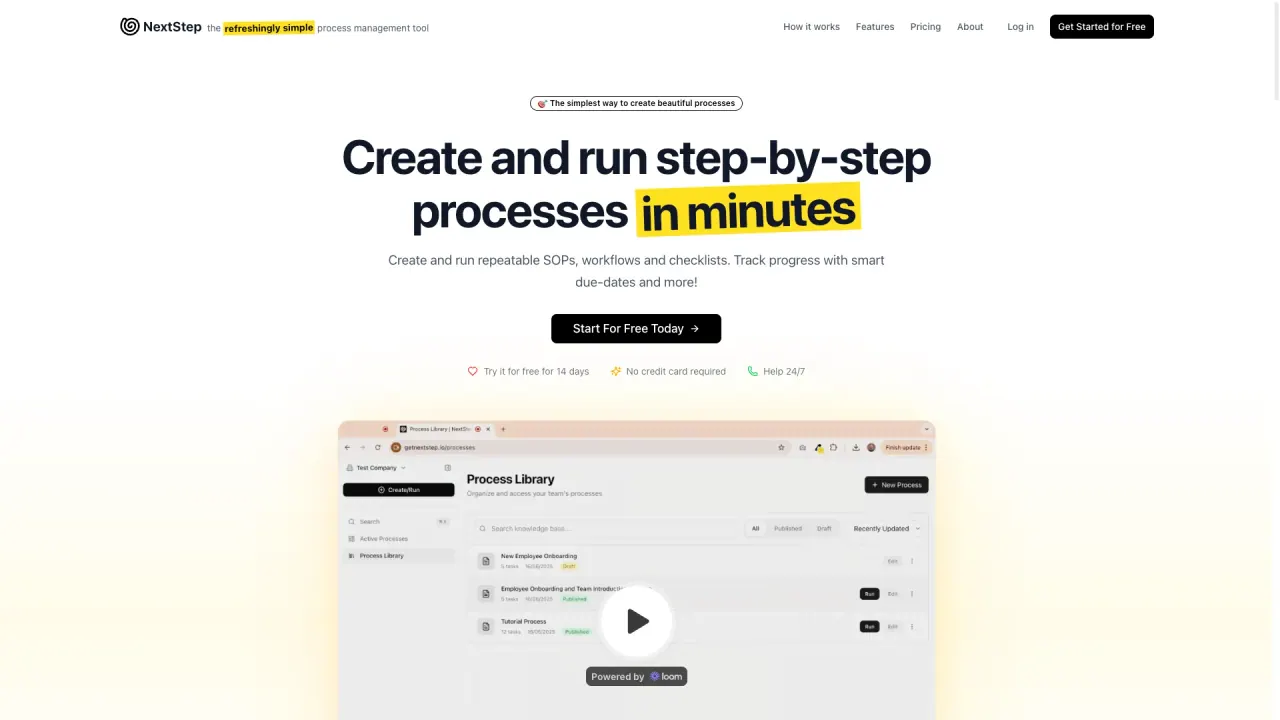 NextStep screenshot
