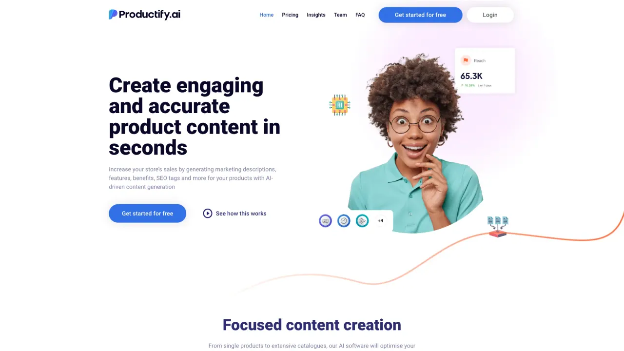 Productify screenshot