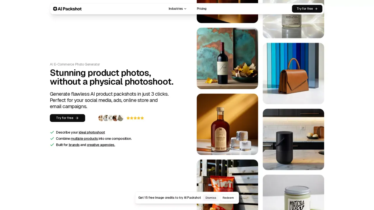 AIPackshot screenshot