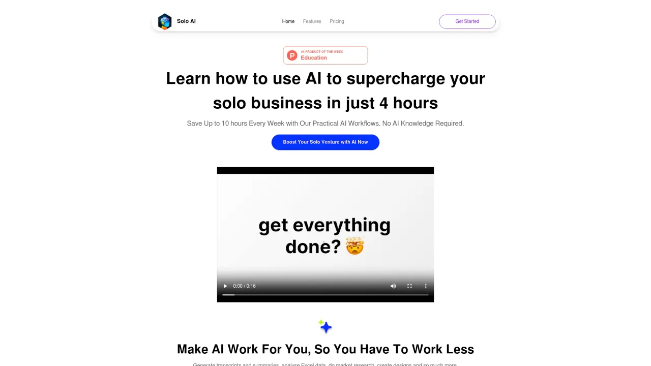 Solo AI screenshot