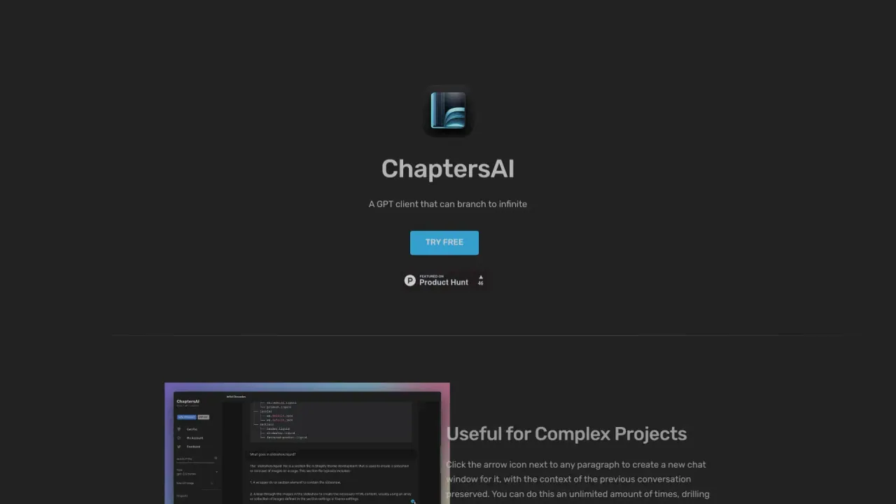 ChaptersAI screenshot