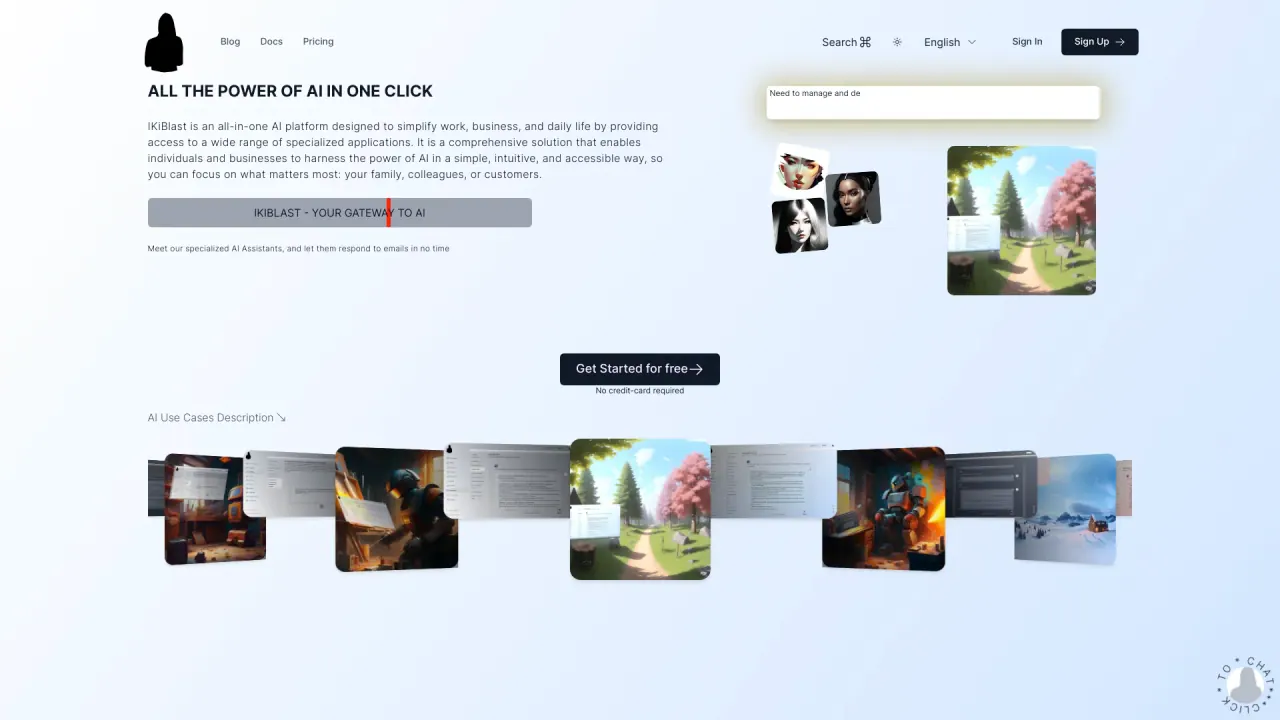 Ikiblast screenshot